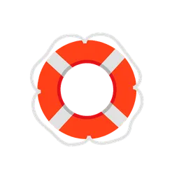Ring buoy animated emoji