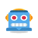 Robot cartoon animated emoji