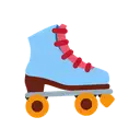 Roller skate cartoon animated emoji