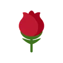 Rose cartoon animated emoji