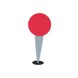 Round pushpin animated emoji