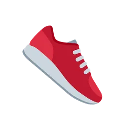 Running shoe animated emoji