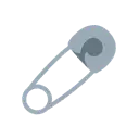 Safety pin cartoon animated emoji