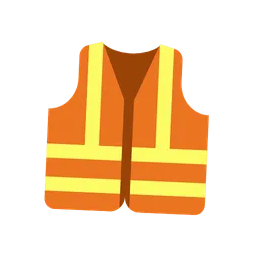 Safety vest animated emoji