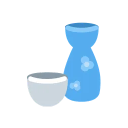 Sake animated emoji
