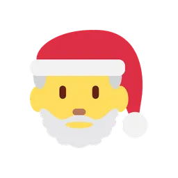 Santa Claus animated emoji