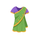 Sari cartoon animated emoji