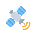 Satellite cartoon animated emoji