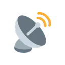 Satellite antenna cartoon animated emoji