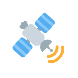 Satellite animated emoji