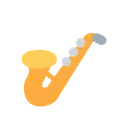Saxophone cartoon animated emoji