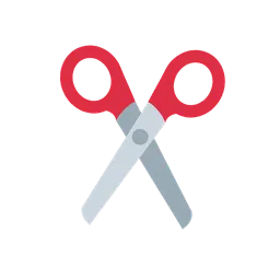 Scissors animated emoji