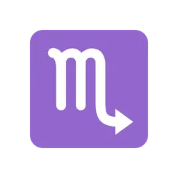 Scorpio animated emoji