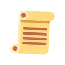 Scroll cartoon animated emoji