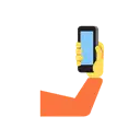 Selfie cartoon animated emoji