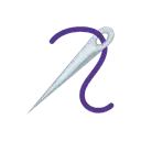 Sewing needle cartoon animated emoji