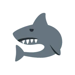 Shark animated emoji