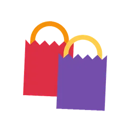 Shopping bags animated emoji