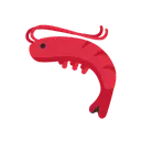 Shrimp cartoon animated emoji