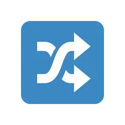 Shuffle tracks button animated emoji