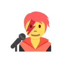Singer cartoon animated emoji
