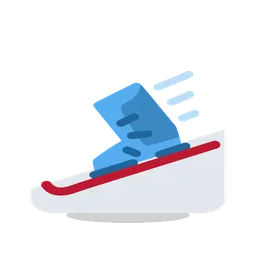 Skis animated emoji
