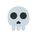 Skull cartoon animated emoji