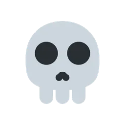 Skull animated emoji