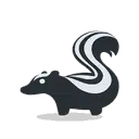 Skunk cartoon animated emoji