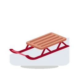 Sled animated emoji