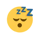 Sleeping face cartoon animated emoji