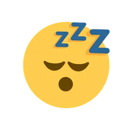 Sleeping face animated emoji