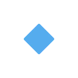 Small blue diamond animated emoji