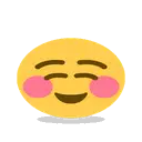 Smiling face cartoon animated emoji