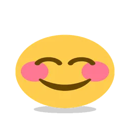 Smiling face with smiling eyes animated emoji