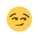 Smirking face cartoon animated emoji