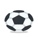 Soccer ball cartoon animated emoji