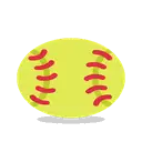 Softball cartoon animated emoji