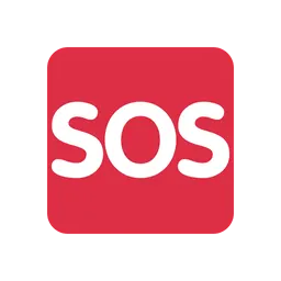 SOS button animated emoji