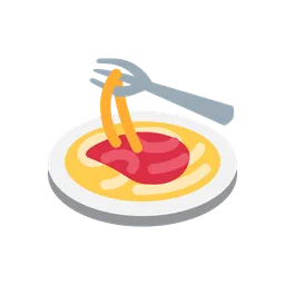 Spaghetti animated emoji