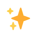 Sparkles cartoon animated emoji