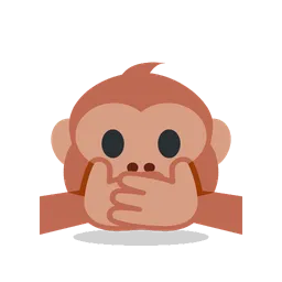 Speak-no-evil monkey animated emoji
