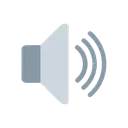 Speaker high volume cartoon animated emoji