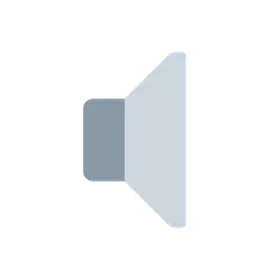 Speaker low volume animated emoji