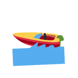 Speedboat animated emoji