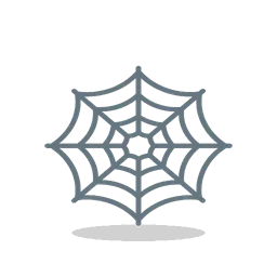 Spider web animated emoji