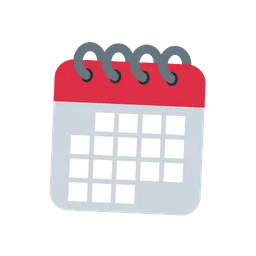 Spiral calendar animated emoji