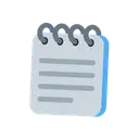 Spiral notepad cartoon animated emoji