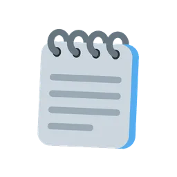 Spiral notepad animated emoji