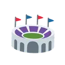 Stadium cartoon animated emoji